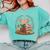 Cute Axolotl Reading Books Cozy Bookworm Comfort Colors Sweatshirt Butter