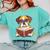 Cute Dog Boxer Reading Book Comfort Colors Sweatshirt Butter