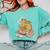 Cute Dragon Be Kind Stay Weird Read Books Comfort Colors Sweatshirt Butter