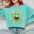 Cute Floral Frog Book Reading Comfort Colors Sweatshirt Butter Cute Floral Frog Book Reading Comfort Colors Sweatshirt Butter
