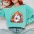 Cute Ghost Drinking Coffee Halloween Reading Book Retro Comfort Colors Sweatshirt Butter