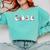 Cute Ghosts Reading Books Lover Spooky Season Halloween Comfort Colors Sweatshirt Butter