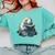 Cute Manatee Reading Book Bookworm Readers Manatee Lover Comfort Colors Sweatshirt Butter