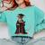Cute Mouse Reading Book Graduation Comfort Colors Sweatshirt Butter