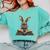 Cute Rabbit Bunny Book Lover Comfort Colors Sweatshirt Butter