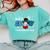 Cute Snowman Let It Snow I Have Books Reader Comfort Colors Sweatshirt Butter