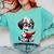 Dalmatian Reading a Book Dog Comfort Colors Sweatshirt Butter