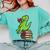 Dino Reading Read Reading Librarian Book Men Boys Kids Comfort Colors Sweatshirt Butter