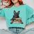 Dutch Shepherd Books Reading Dog Breed Graphic Comfort Colors Sweatshirt Butter