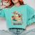 Easily Distracted By Books Book Wildflowers Book Lovers Comfort Colors Sweatshirt Butter