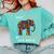 Easily Distracted By Elephants And Books Elephant Comfort Colors Sweatshirt Butter