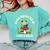 Easily Distracted By Frogs And Books Comfort Colors Sweatshirt Butter