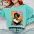 Educated Afro Girl Reading Book Lover History Month Comfort Colors Sweatshirt Butter