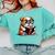 English Bulldog Reading a Book Dog For Men Women Girls Kids Comfort Colors Sweatshirt Butter