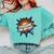 Explosions Are My Art Comic Book Boom Comfort Colors Sweatshirt Butter
