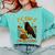 F CAW F Crow I'm Reading Book Lover Fall Comfort Colors Sweatshirt Butter