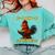 F-CAW-F I'm Reading Chicken Book Lover Introvert Meme Comfort Colors Sweatshirt Butter