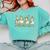 Fall Goose Reading Book Teacher Autumn Pumpkin Cozy Season Comfort Colors Sweatshirt Butter