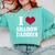 Fantasy Romantasy Book Lover I Love Heart Shadow Daddies Comfort Colors Sweatshirt Butter
