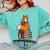 Fox Books Read Reading Librarian America Men Women Kids Comfort Colors Sweatshirt Butter