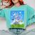 Frutiger Aero Aesthetic Tech Cherry Blossom Fishes Bubbles Raglan Baseball Tee Comfort Colors Sweatshirt Butter