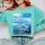 Frutiger Aero Aesthetic Tech Ocean Underwater Fishes Comfort Colors Sweatshirt Butter