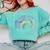 Frutiger Aero Graphic Er Tie Dye Comfort Colors Sweatshirt Butter