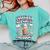 Fueled By Iced Coffee And Books Book Lover Retro Comfort Colors Sweatshirt Butter