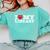 Fun I Love My Library Book Reader Bookworm Librarian Costume Comfort Colors Sweatshirt Butter