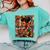 Geometric History Educated Women Reading Book Melanin Comfort Colors Sweatshirt Butter