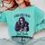 Good Girls Read Bad Books Sarcastic Skeleton Goth Skull Comfort Colors Sweatshirt Butter