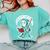 Grim Reaper Bookworm Cute Book Reading Halloween Comfort Colors Sweatshirt Butter