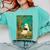Groovy Ghost Reading Book Cat Halloween Ghost Teacher Comfort Colors Sweatshirt Butter