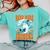 Halloween Book Lover Ghost Boo Pun Read More Boooks Comfort Colors Sweatshirt Butter