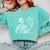 Hilarious Skeleton Holding a Book And Laughing Gothic Comfort Colors Sweatshirt Butter