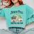 Holiday Scene Nostalgia North Pole Tree Farm Merry Christmas Comfort Colors Sweatshirt Butter