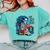 Hot Tea & Spicy Books Skeleton Reader Comfort Colors Sweatshirt Butter