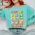 HUGvyn Happy 100 Days Of School Teacher Goose Preppy Books Comfort Colors Sweatshirt Butter HUGvyn Happy 100 Days Of School Teacher Goose Preppy Books Comfort Colors Sweatshirt Butter