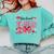 HUGvyn One Loved Teacher Valentine Book Heart Reading Bow Comfort Colors Sweatshirt Butter