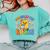 HUGvyn Preppy 100 Days In The Books Teacher Reading Coffee Comfort Colors Sweatshirt Butter HUGvyn Preppy 100 Days In The Books Teacher Reading Coffee Comfort Colors Sweatshirt Butter
