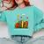 I'm With The Banned Banned Books Colorful Literary Fr Comfort Colors Sweatshirt Butter