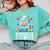 Introverted Book Club Reading Lover Cow Comfort Colors Sweatshirt Butter