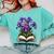 Irises Flowers Book Iris Floral Comfort Colors Sweatshirt Butter
