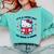 It's a Good Day To Read a Book Cute Cat Book Day Girls Boys Comfort Colors Sweatshirt Butter
