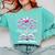Just a Girl Who Loves Books Reading Book Butterfly Bookworm Comfort Colors Sweatshirt Butter