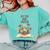 Just One More Chapter Book Lovers Floral Comfort Colors Sweatshirt Butter