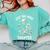 Just One More Chapter Reading Skeleton Book Lover Premium Tri-Blend Comfort Colors Sweatshirt Butter