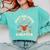 Just One More Chapter Skeleton Reading Book Lover Comfort Colors Sweatshirt Butter
