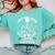 Just One More Chapter Skeleton Reading Bookworm Comfort Colors Sweatshirt Butter