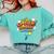 Kids Ka-Blam 7 Year Old Boys 7th Birthday Comic Book Super Hero Comfort Colors Sweatshirt Butter